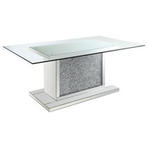 6 seater dining online table glass top price